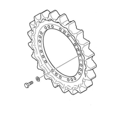Pogonski tocak bagera Doosan DX300 / DX340 LC