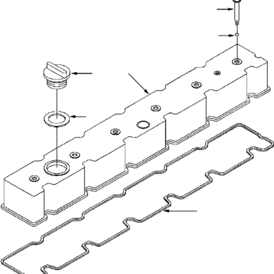 Poklopac ventila Komatsu - 6731-21-3480