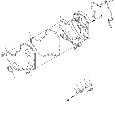 Poklopac razvoda Komatsu - 6735-21-3310