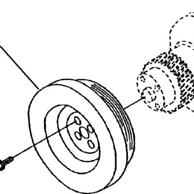 Remenica radilice Komatsu - 6735-31-8130