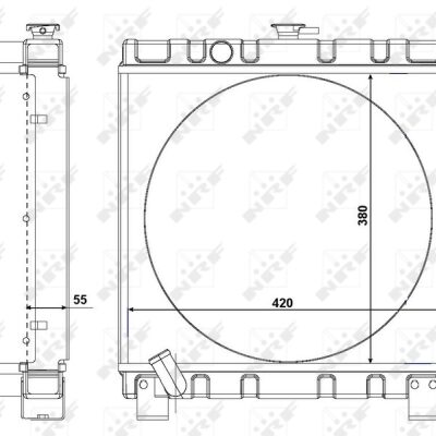 Hladnjak motora NRF 54105